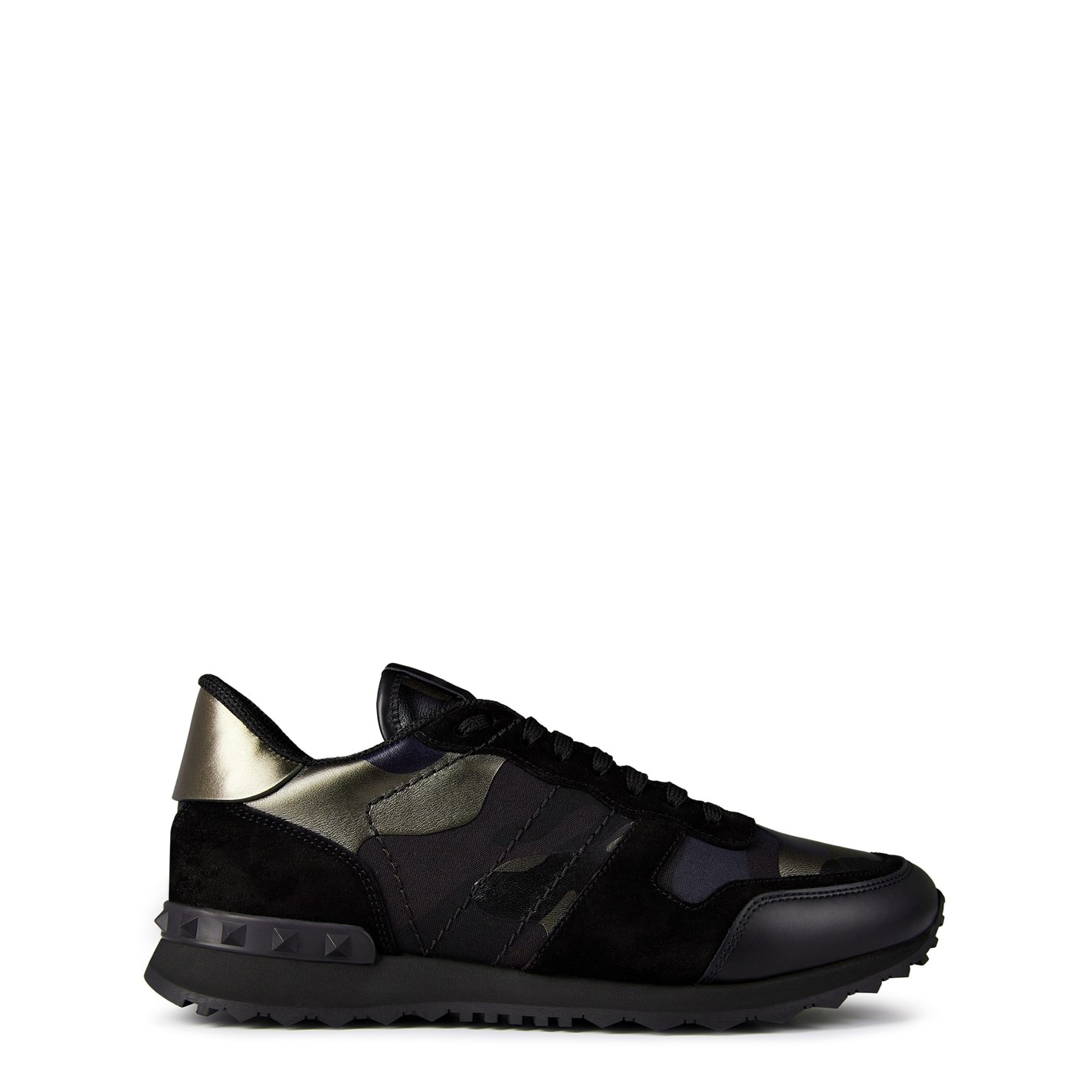 Black and grey valentino trainers sale