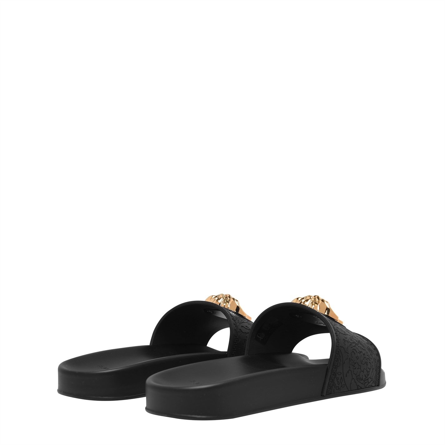 versace chain rubber pool slides