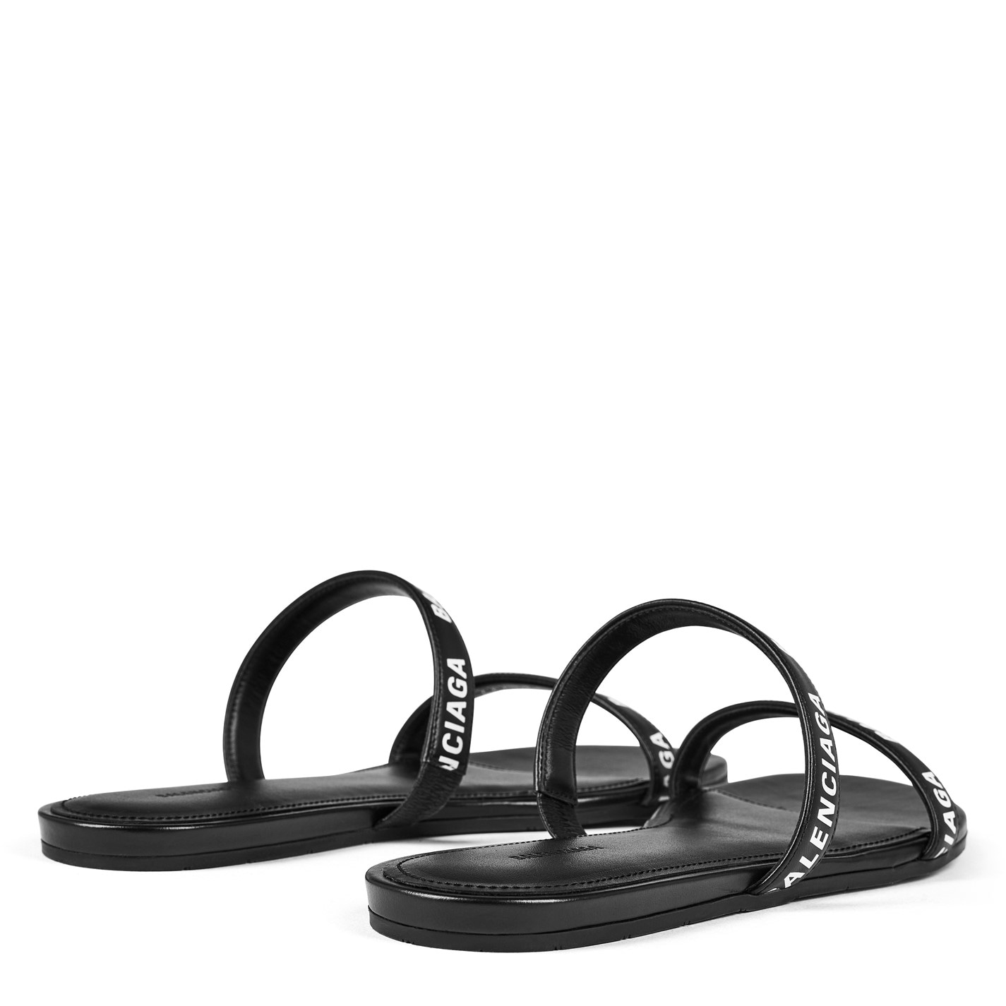 balenciaga round flat sandals