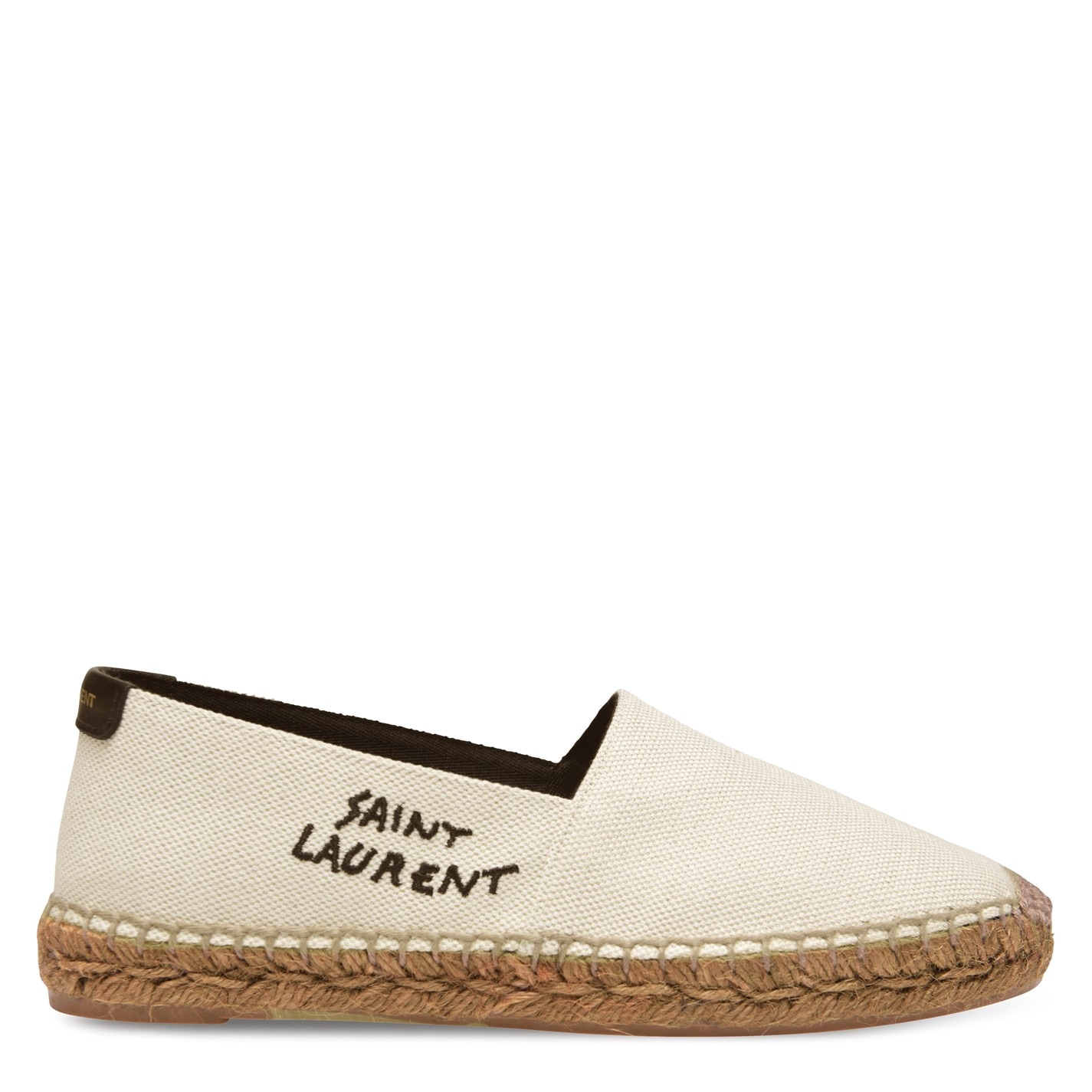 Men's Embroidered Signature Espadrilles by Saint Laurent