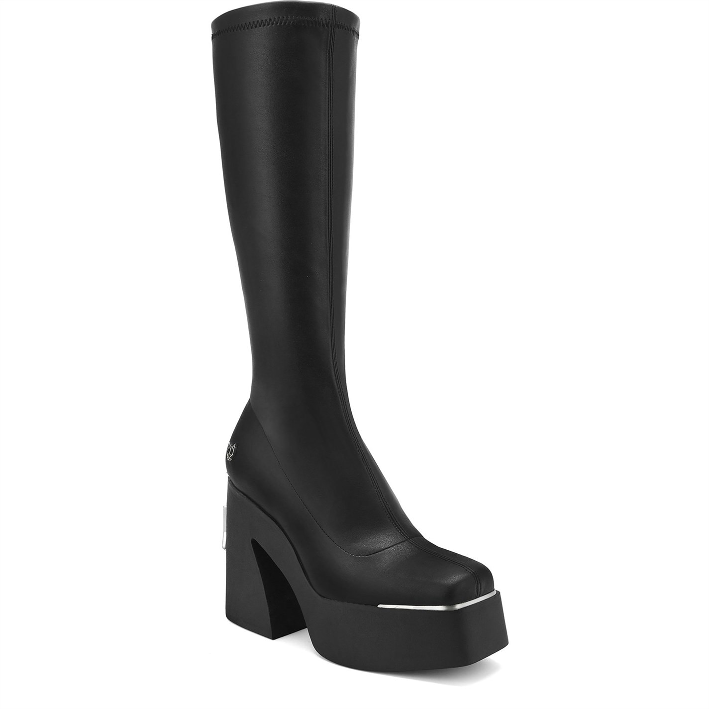 leather boots nude