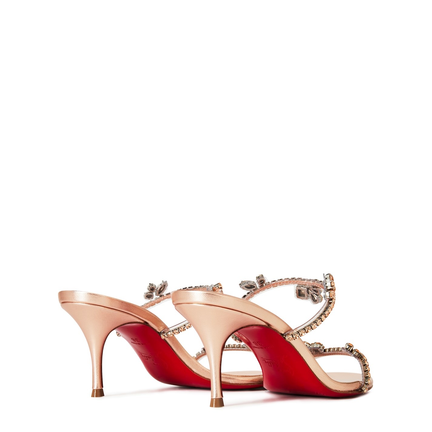 CHRISTIAN LOUBOUTIN Just Queen Heeled Mules Cruise Fashion