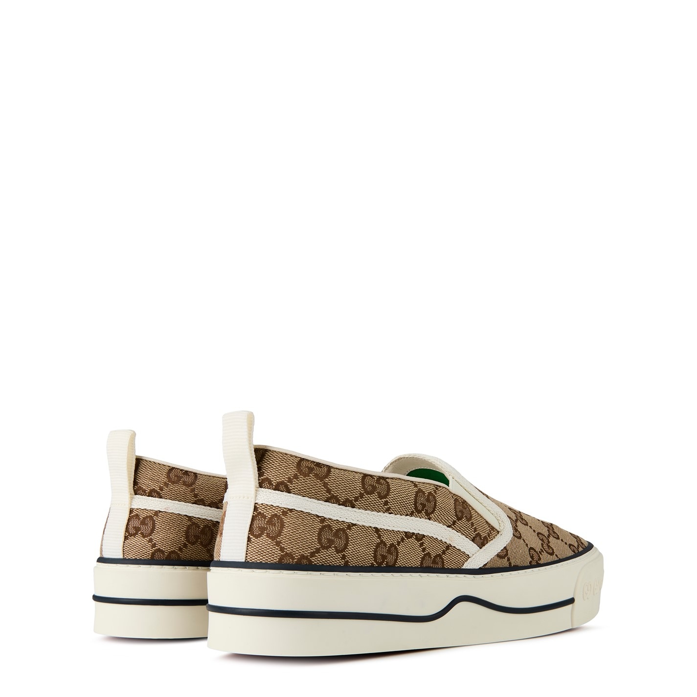 gucci slip ons pink