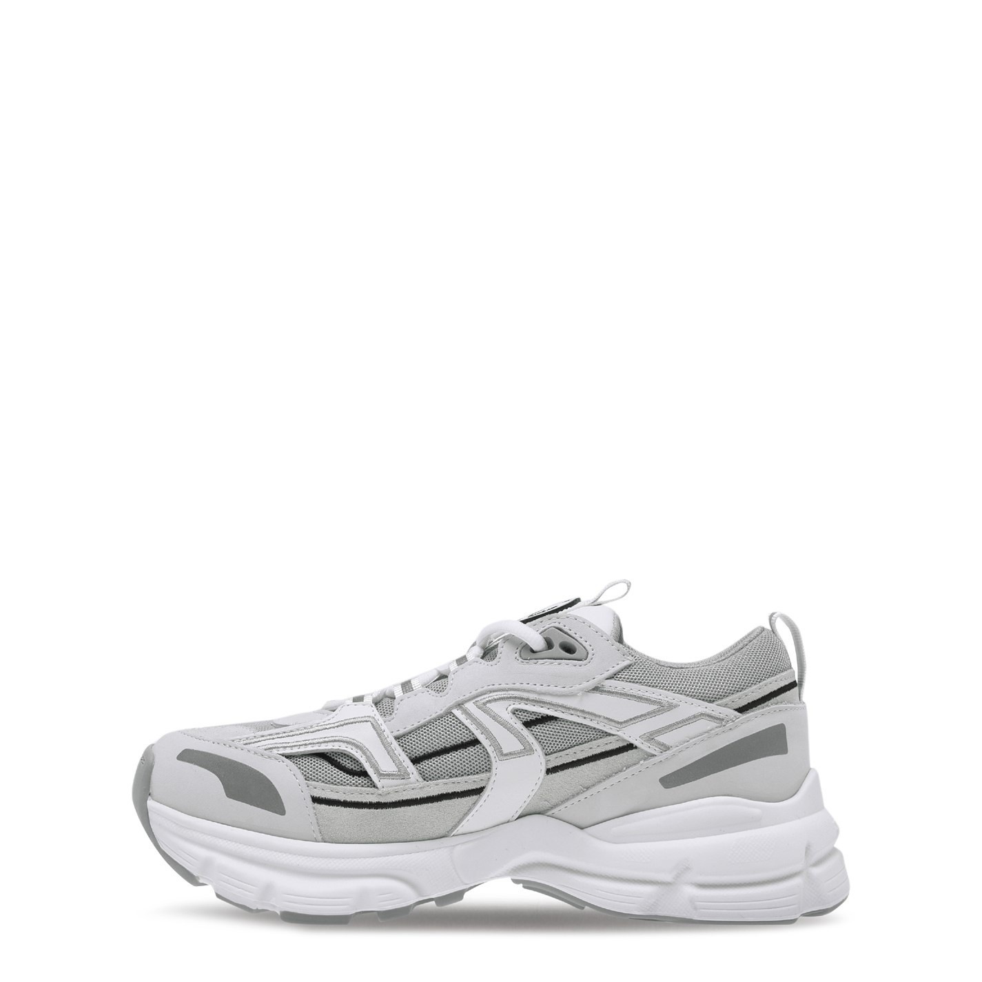 axel arigato white and grey marathon r trail sneakers