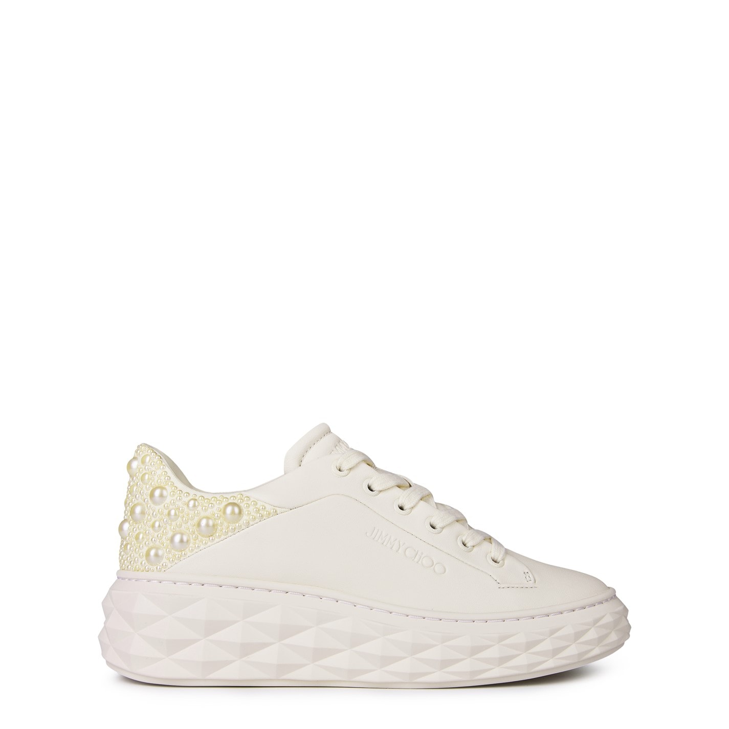 JIMMY CHOO Diamond Maxi Ombre Leather Sneakers
