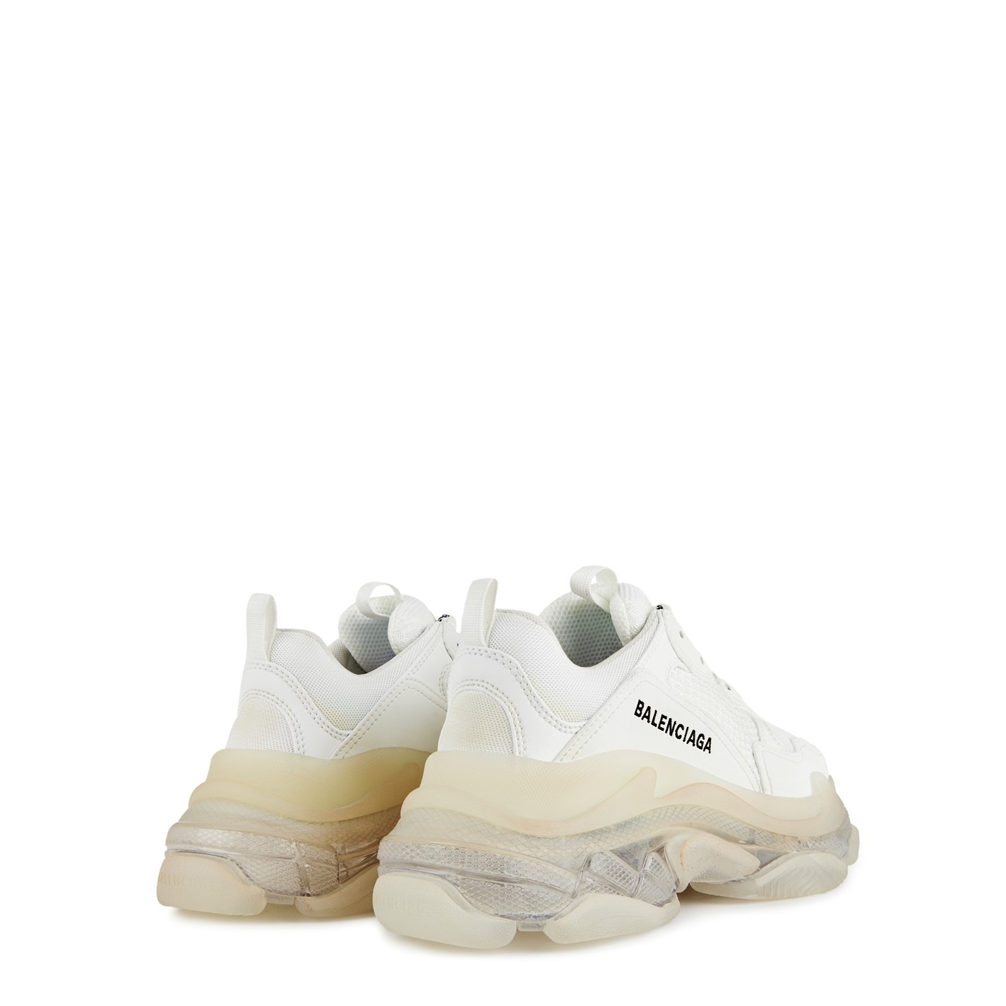 triple s clear sole trainers