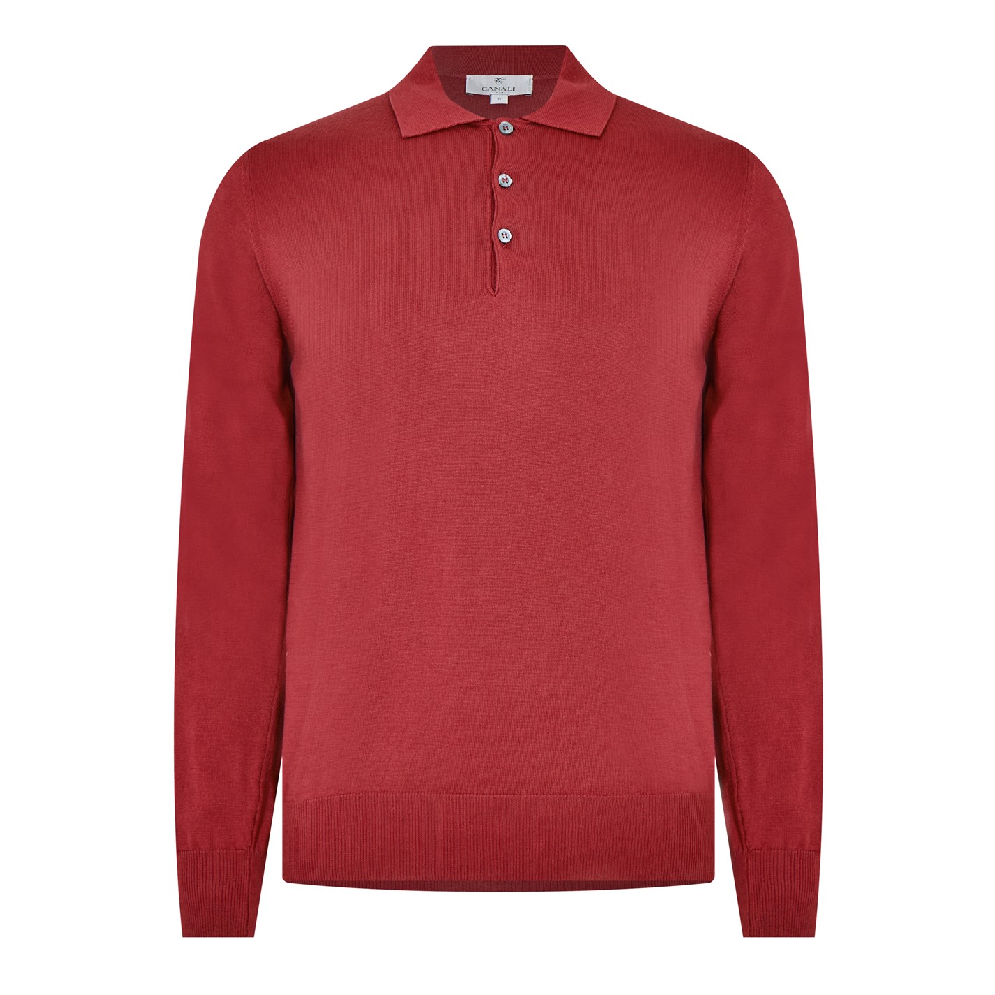 Canali long sleeve polo shop