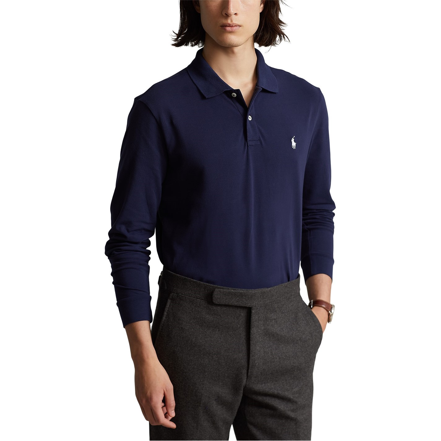 polo ralph lauren long sleeve sweatshirt cruise navy