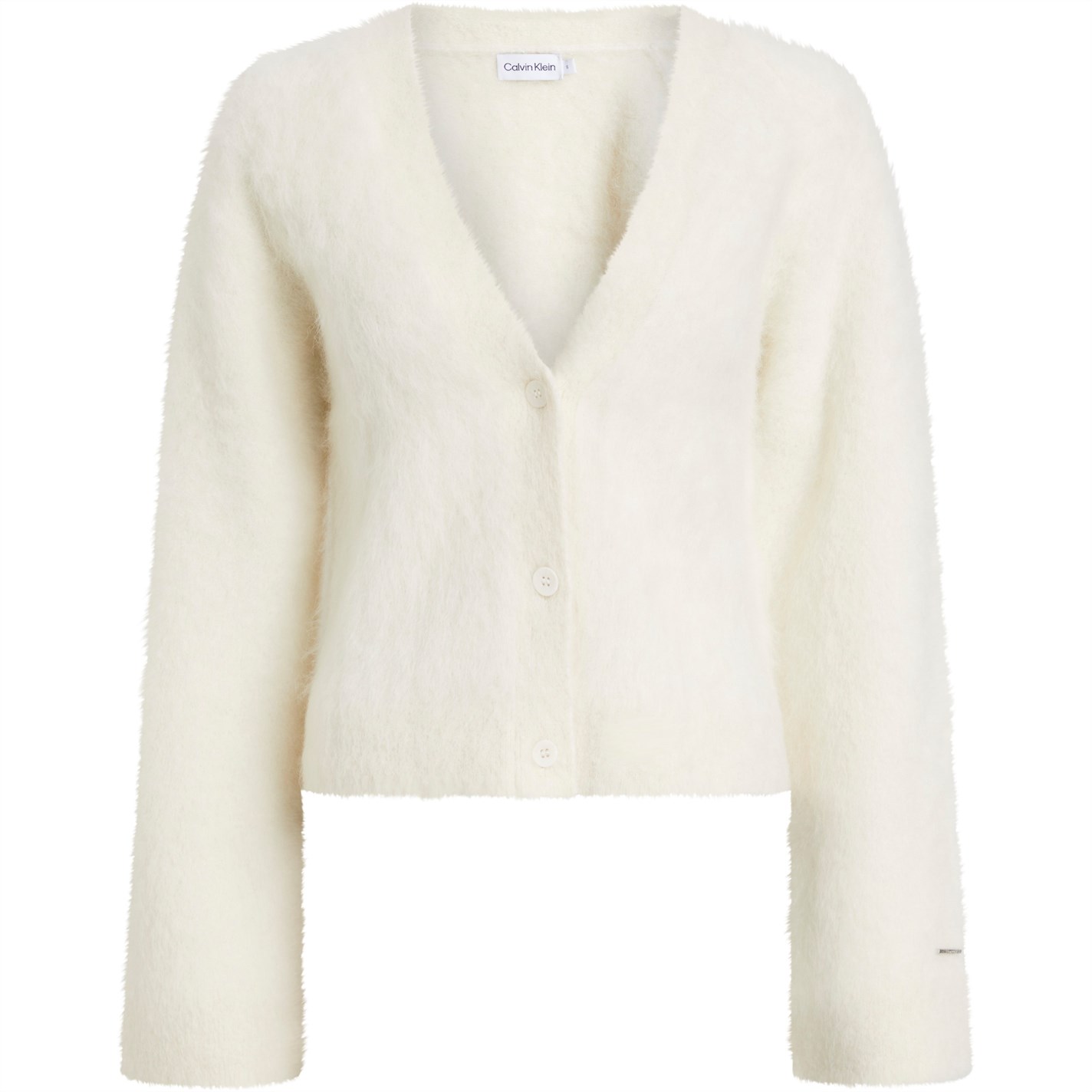 Calvin klein white cardigan sales