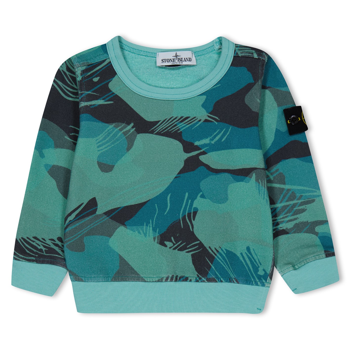 Stone island sales tiger print sweatshirt