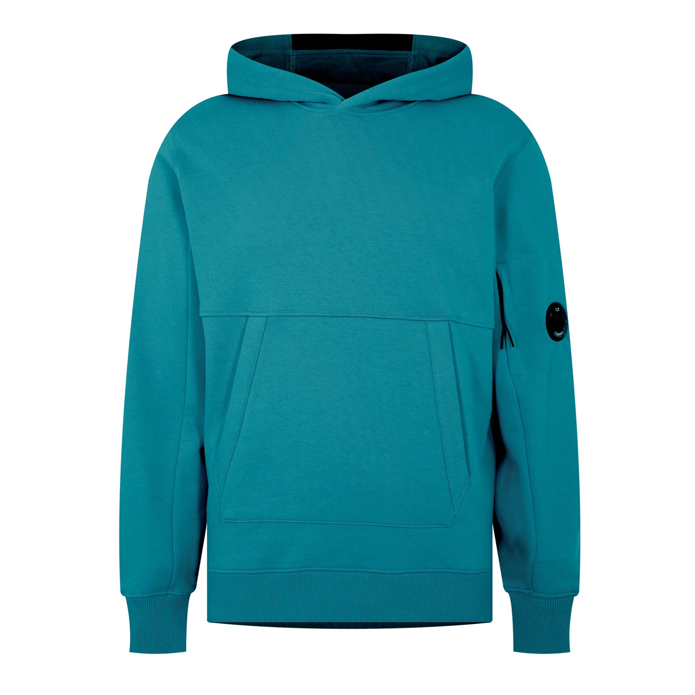 micro lens hooded sweatshirt