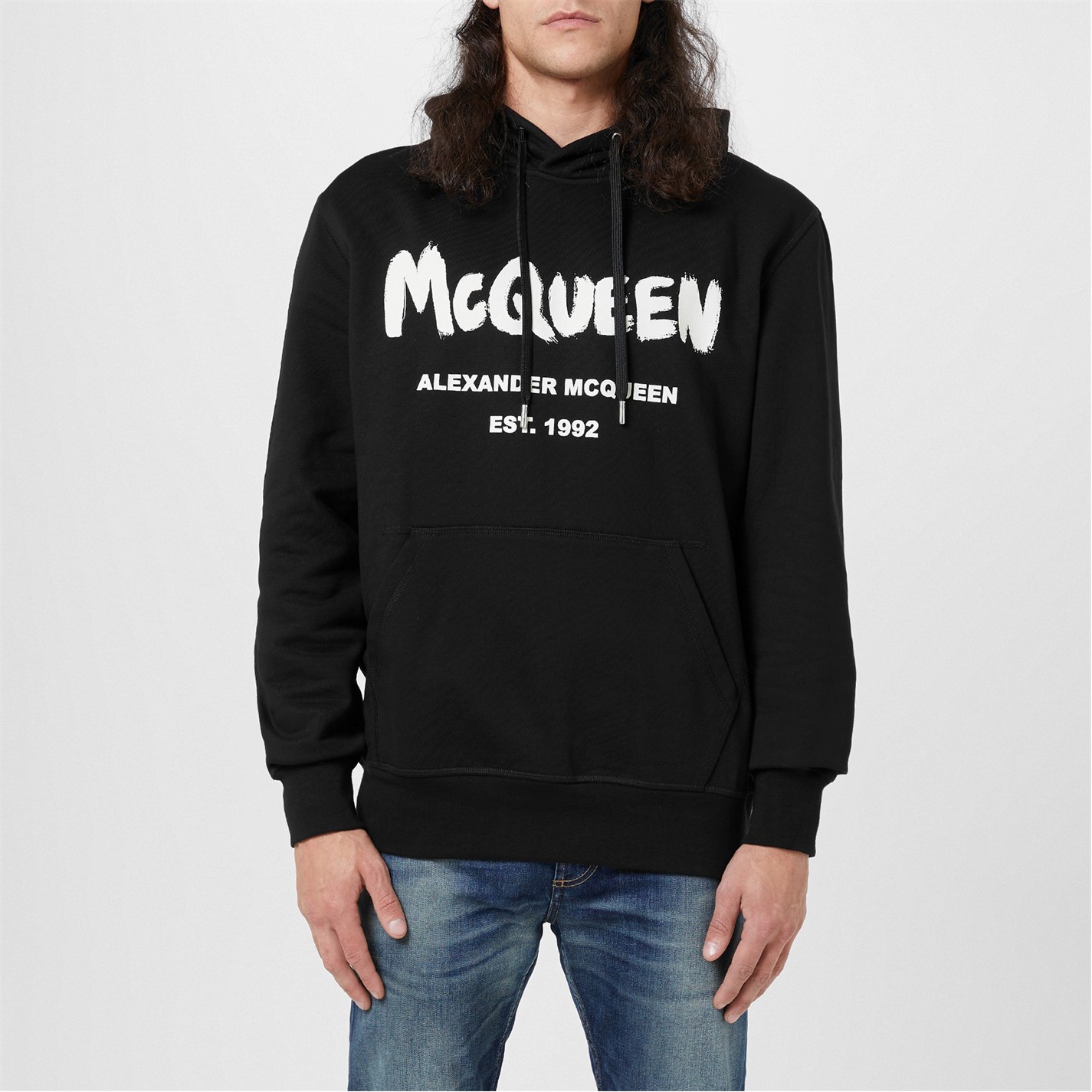 ALEXANDER MCQUEEN Graffiti Logo Hoodie | Cruise Fashion