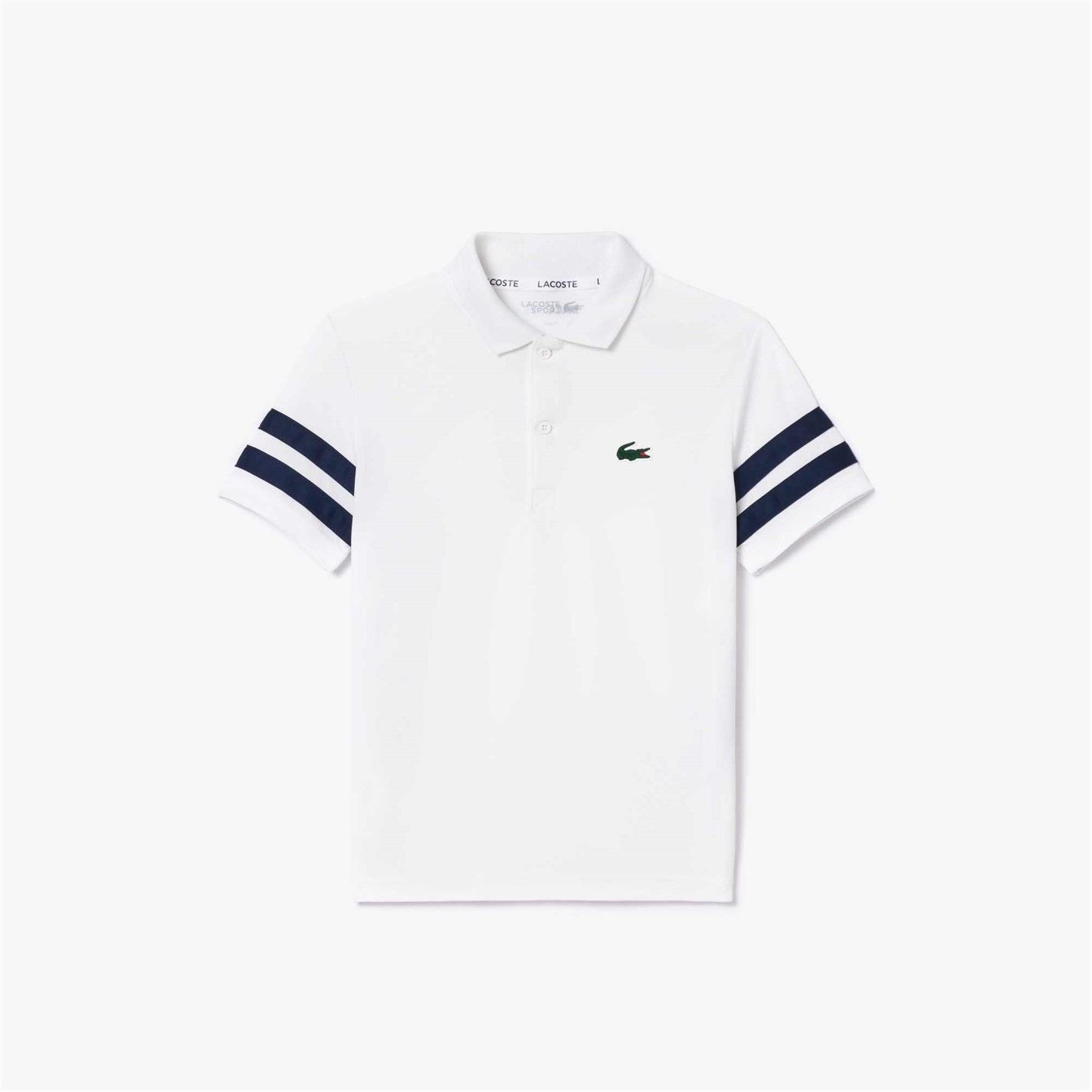 Lacoste Stripe Polo Shirt Juniors