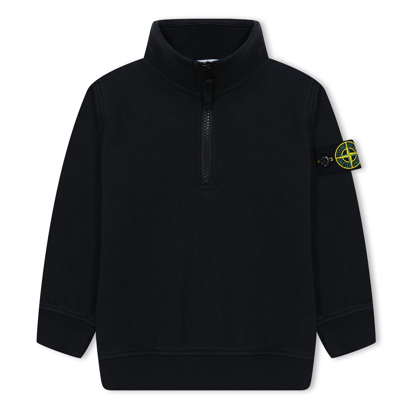 Stone island garment dyed half zip sweat clearance