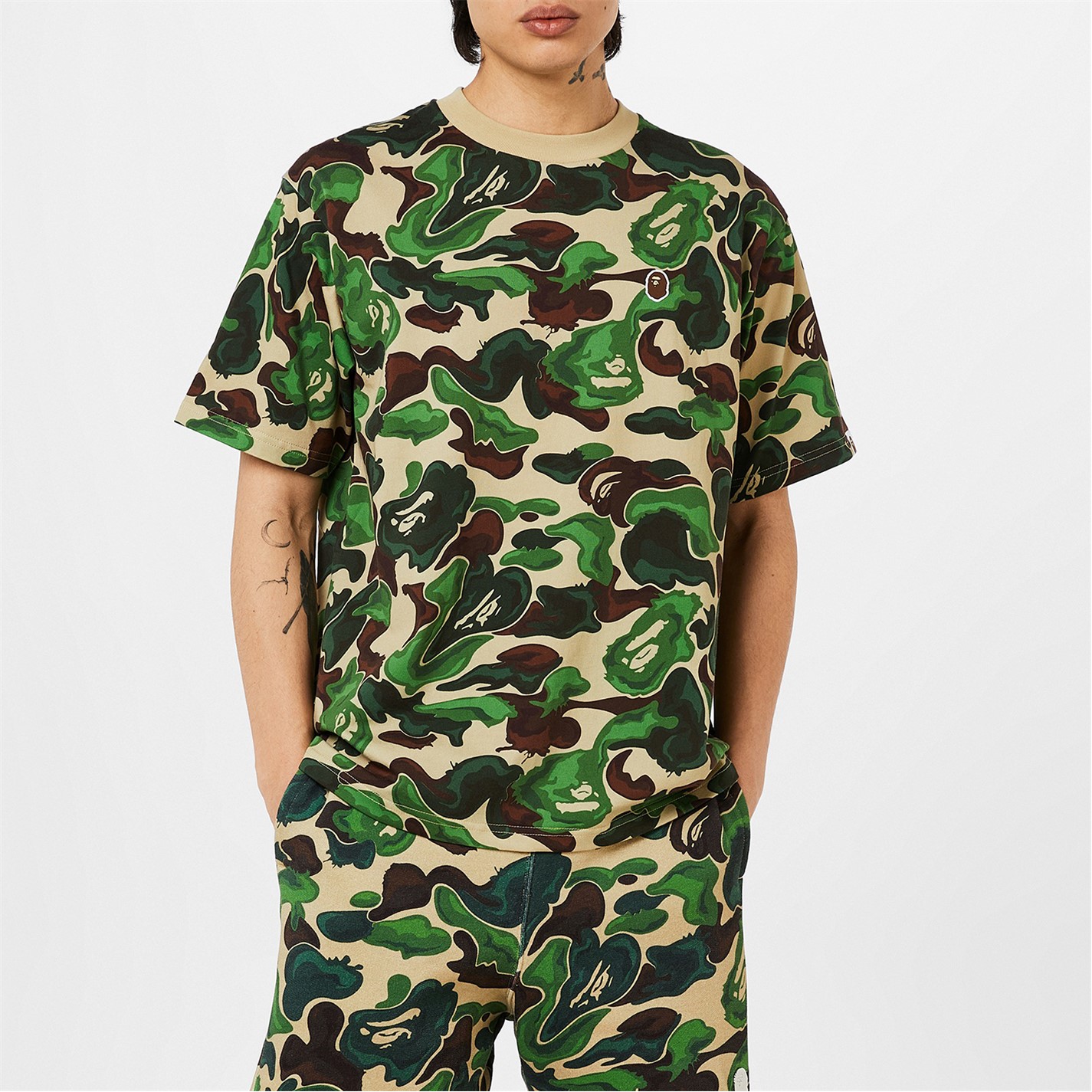 A BATHING APE Art Camo T Shirt