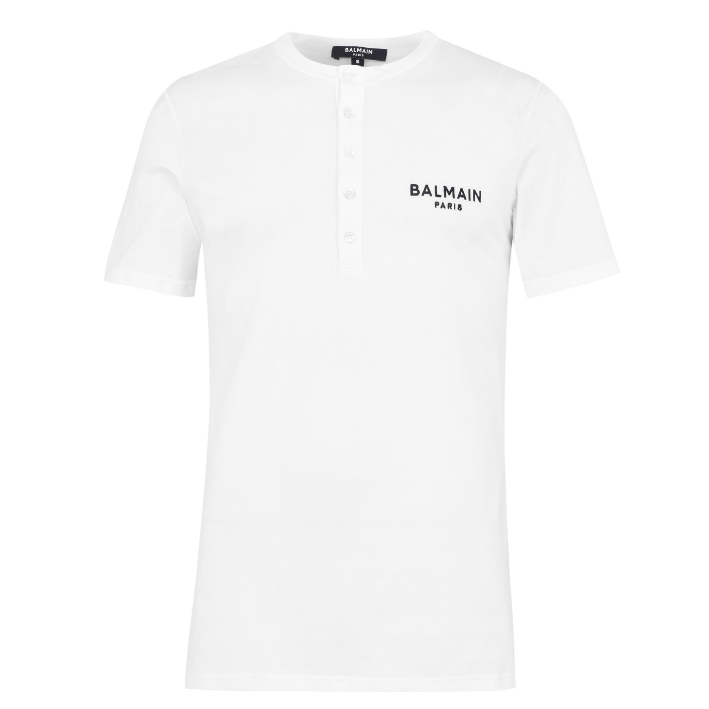 balmain white t shirt mens