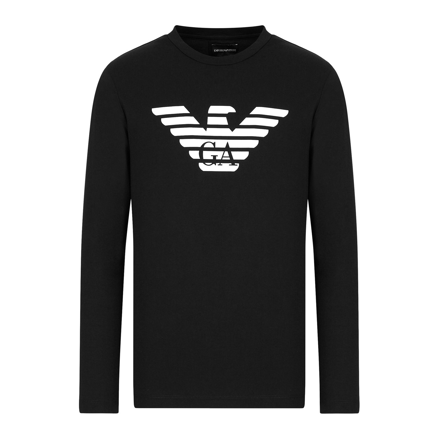 Emporio Armani Long Sleeve Logo T-Shirt | Cruise Fashion