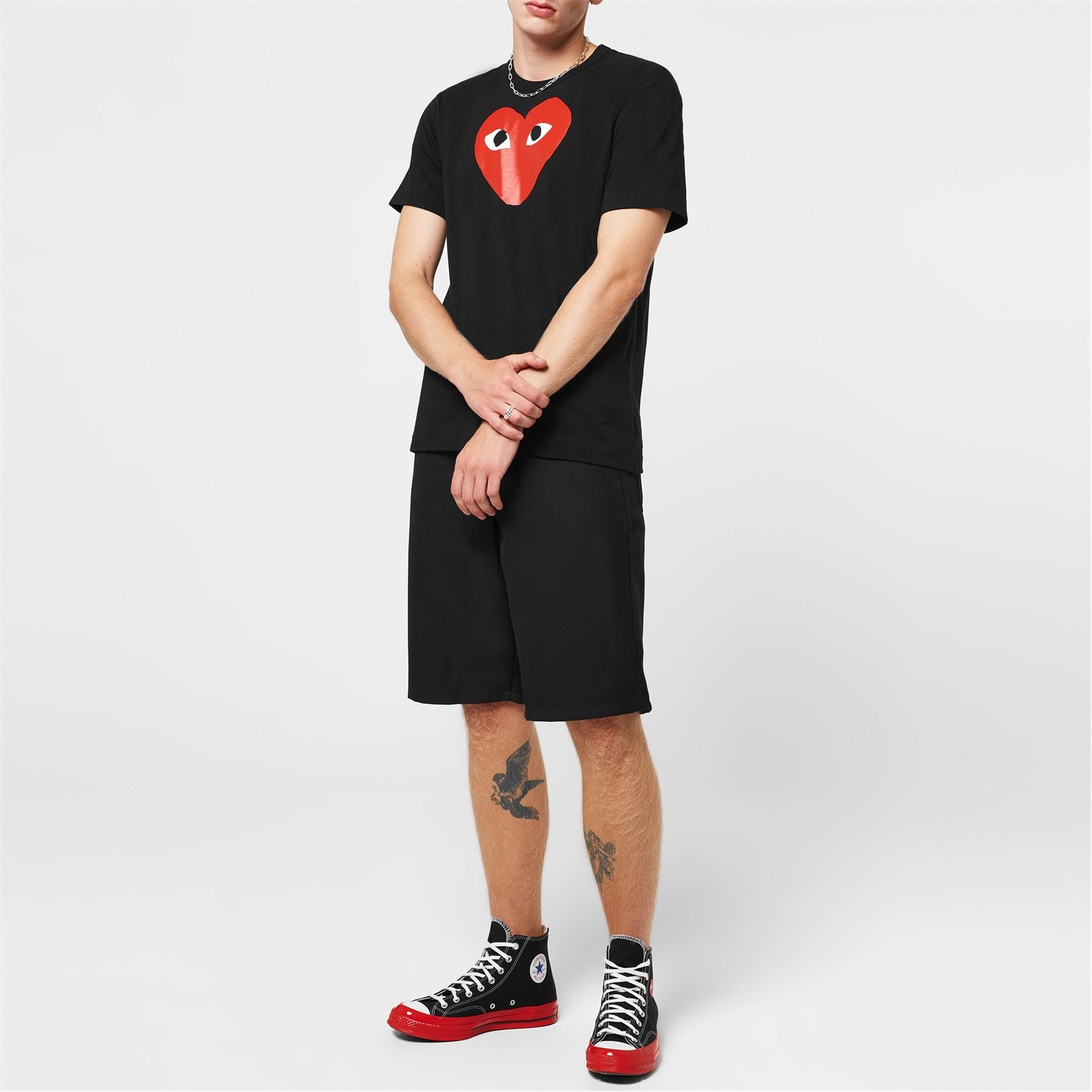 Comme Des Garcons Streaming COMME DES GARCONS PLAY Medium Logo T Shirt | Cruise Fashion