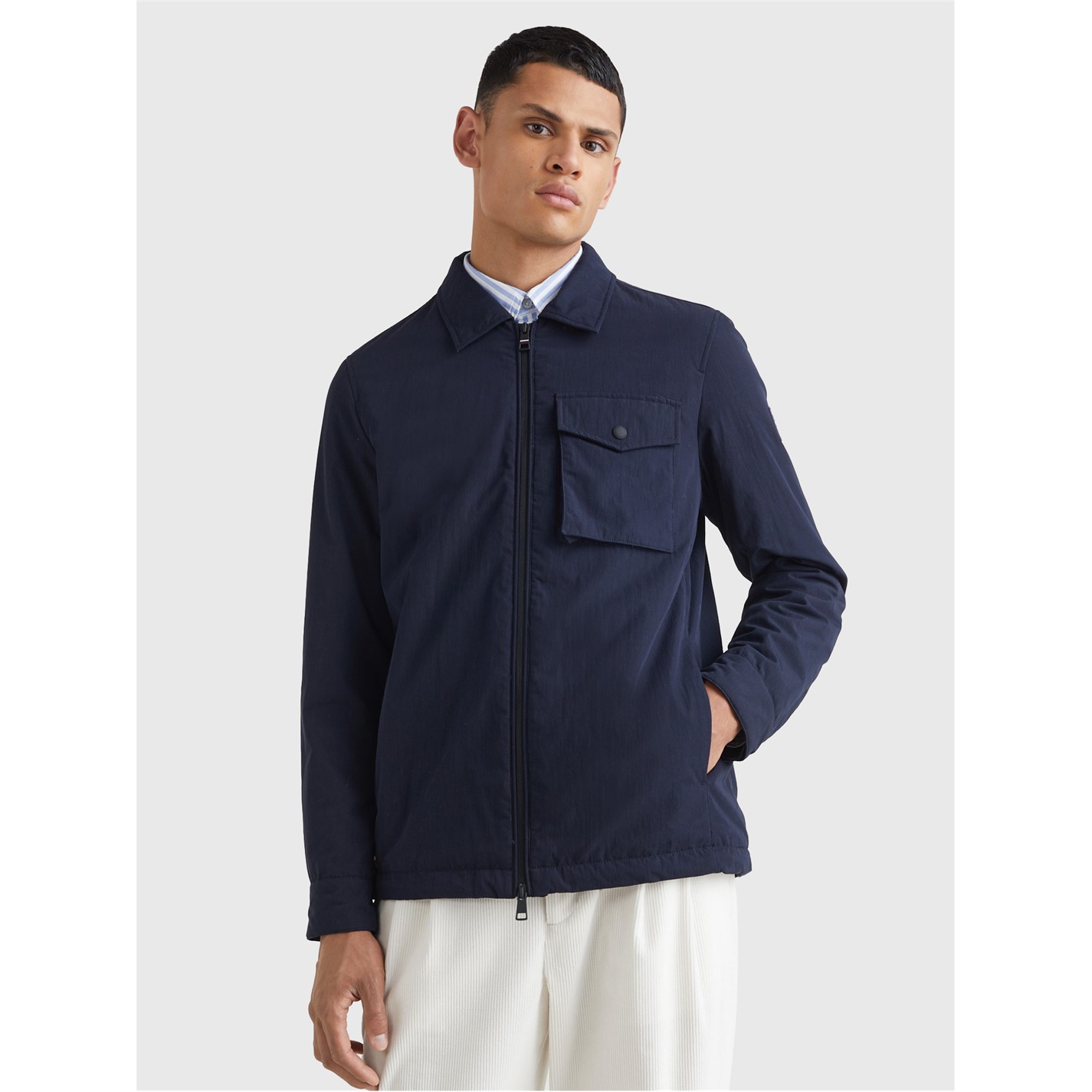 Tommy hilfiger shirt jacket discount