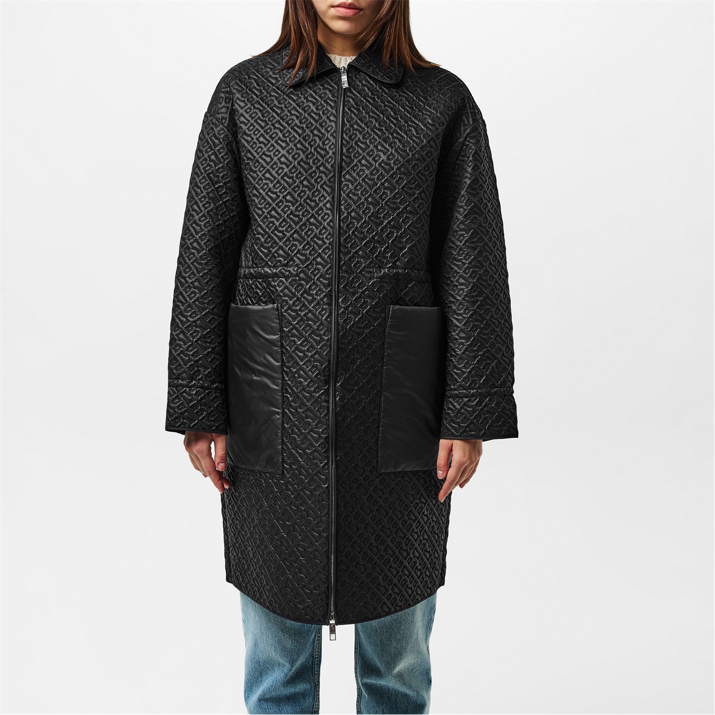 Boss quilted jacket store