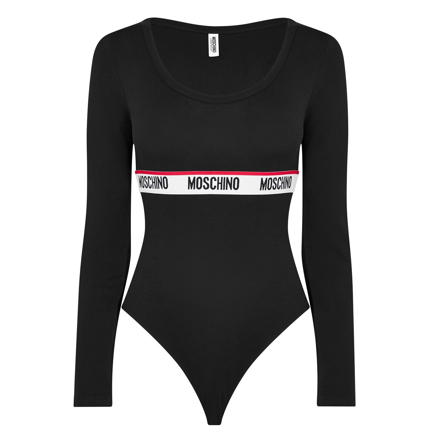 MOSCHINO Long Sleeve Tape Bodysuit Cruise Fashion