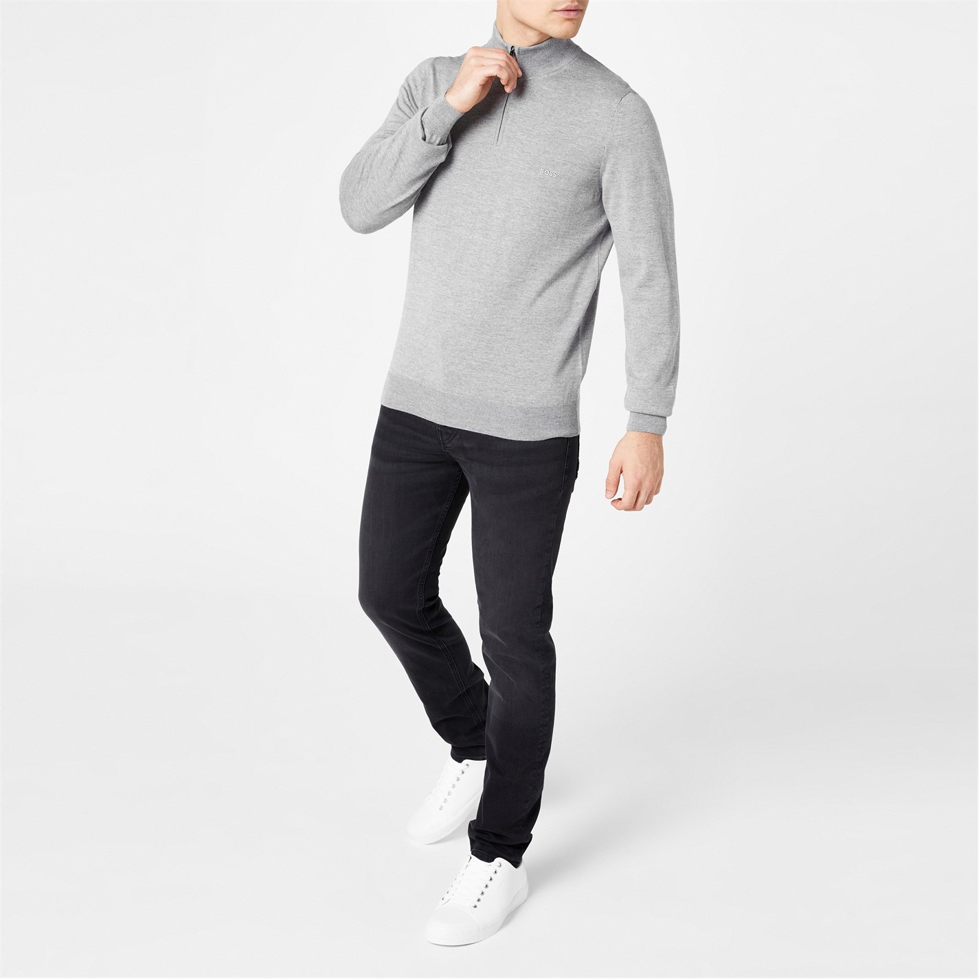 Boss taber best sale stretch tapered jeans