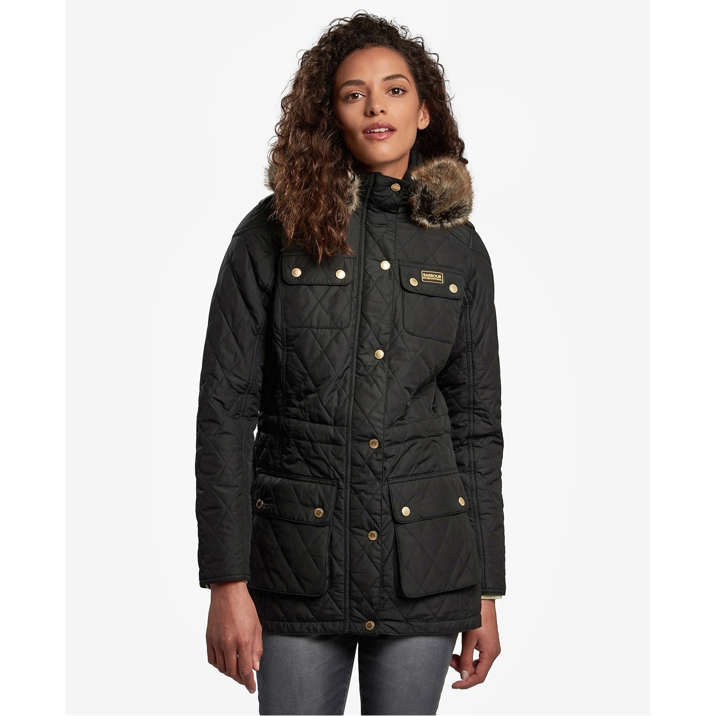 barbour international enduro quilted jacket