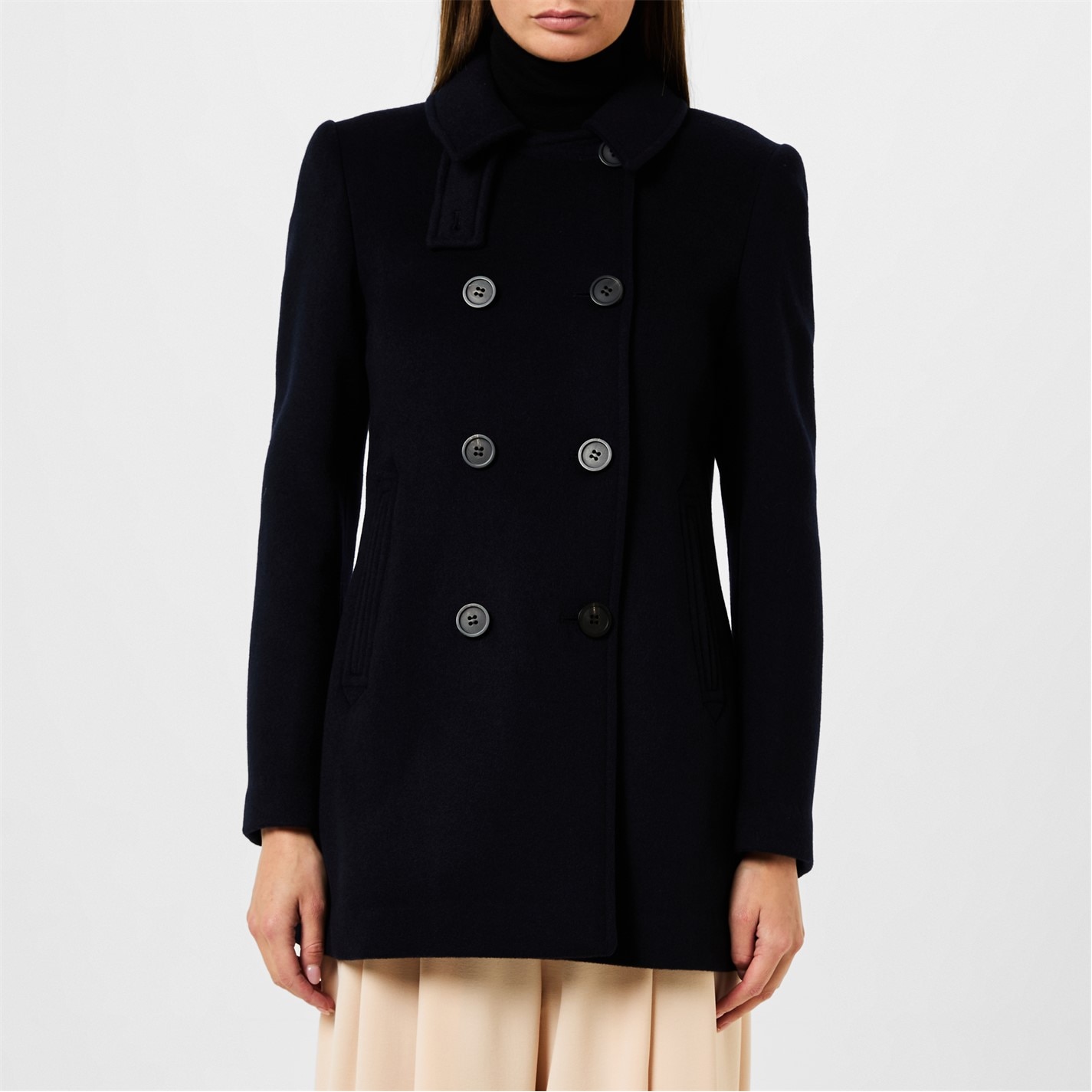 Armani double breasted coat store