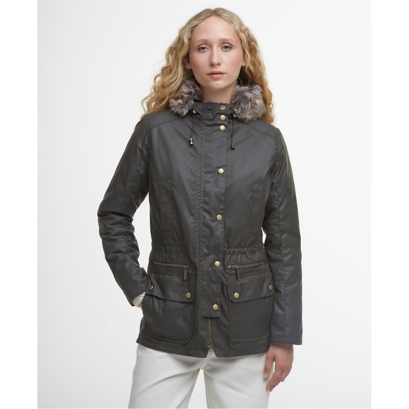 Barbour Kelsall Wax Parka Cruise Fashion