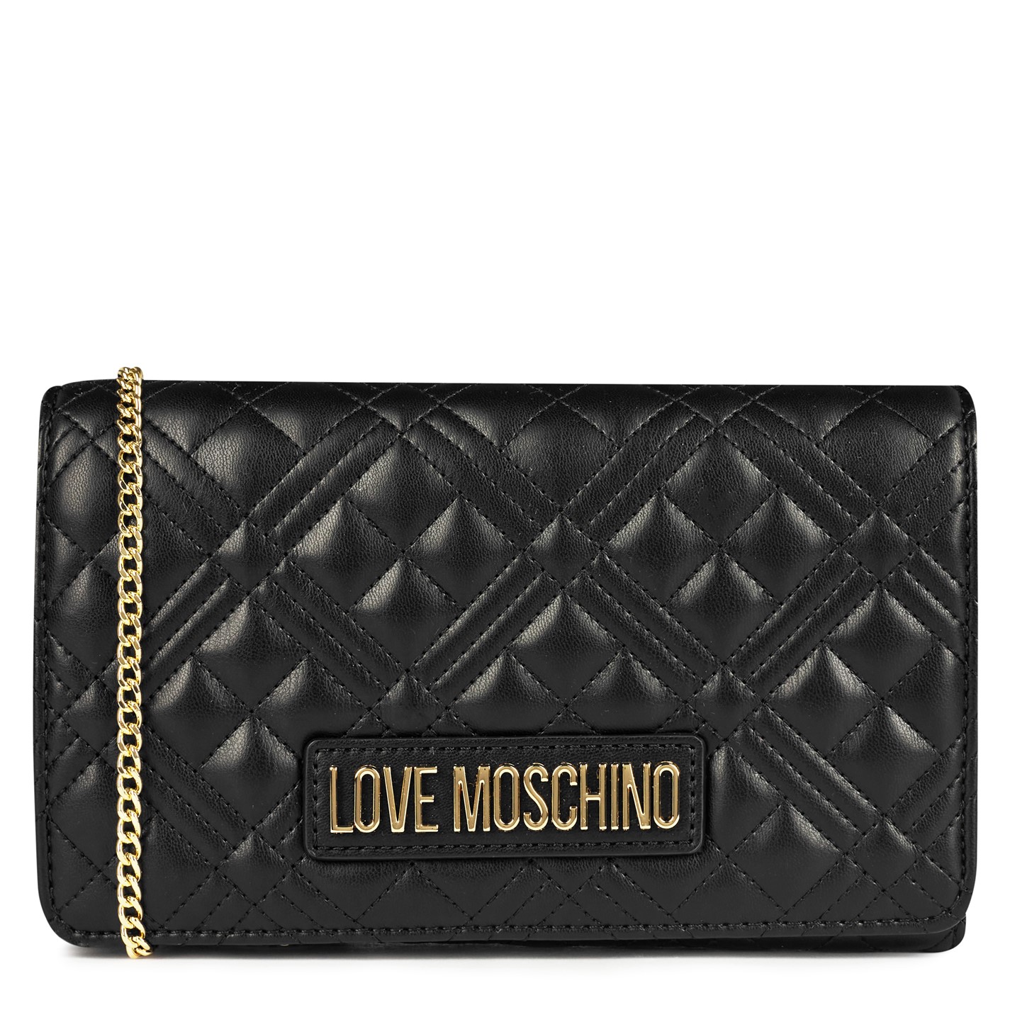 quilted crossbody love moschino