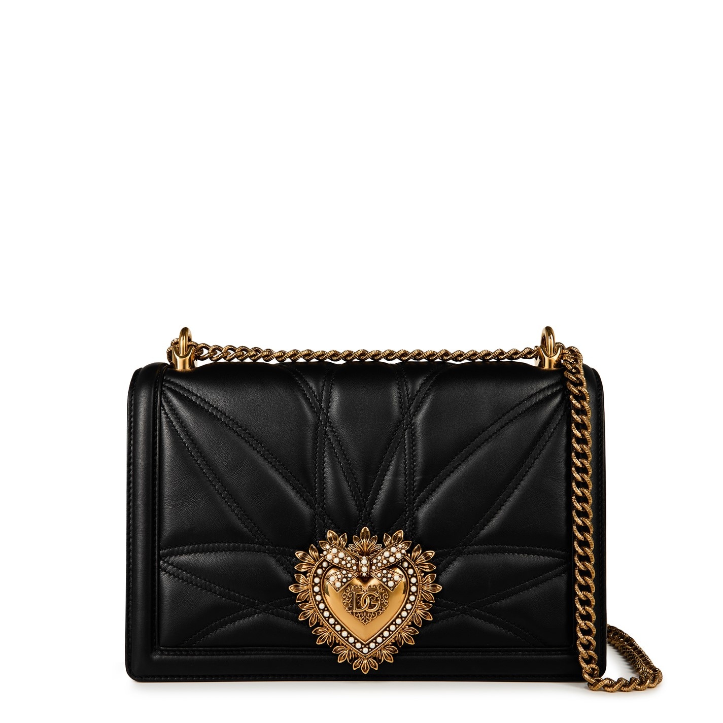 DOLCE AND GABBANA Large Devotion Cross Body Bag | Cruise Fashion