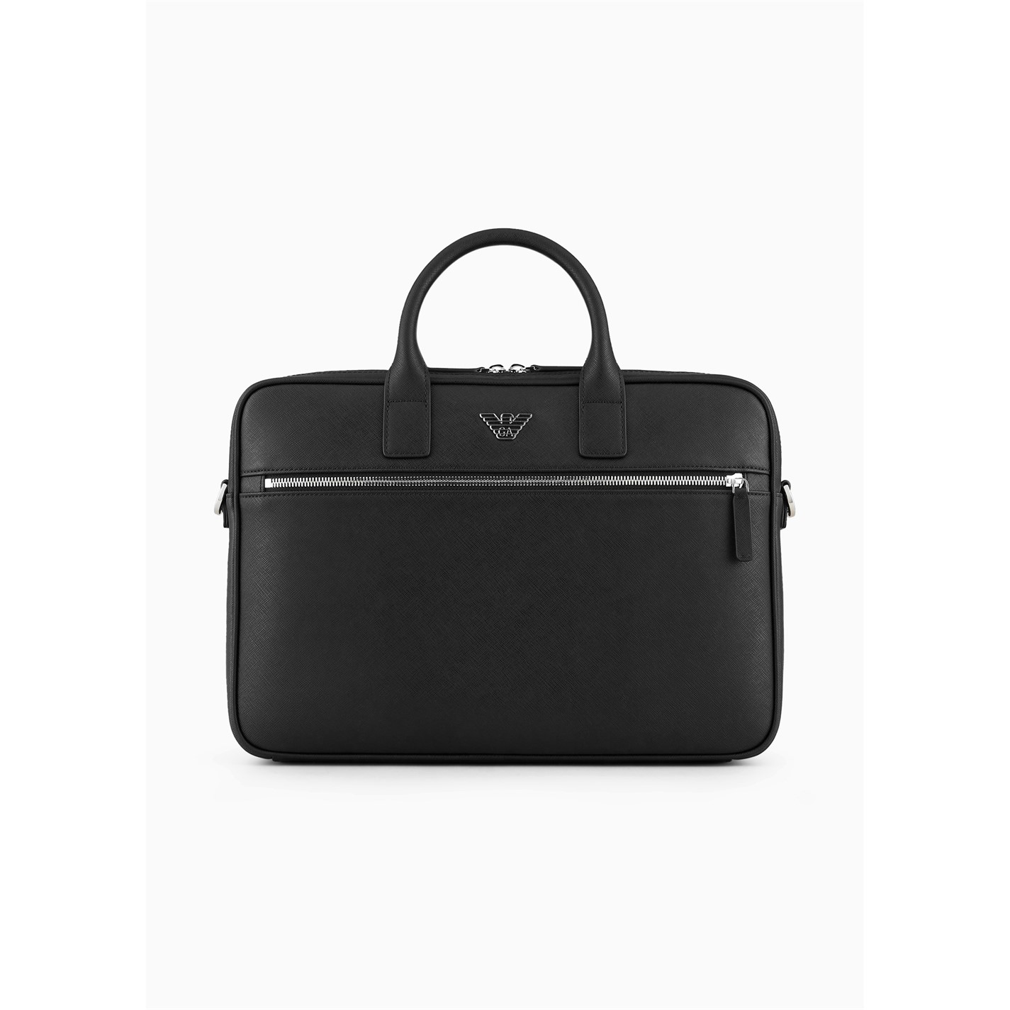 EMPORIO ARMANI Regenerated Leather Briefcase Bag Cruise Fashion