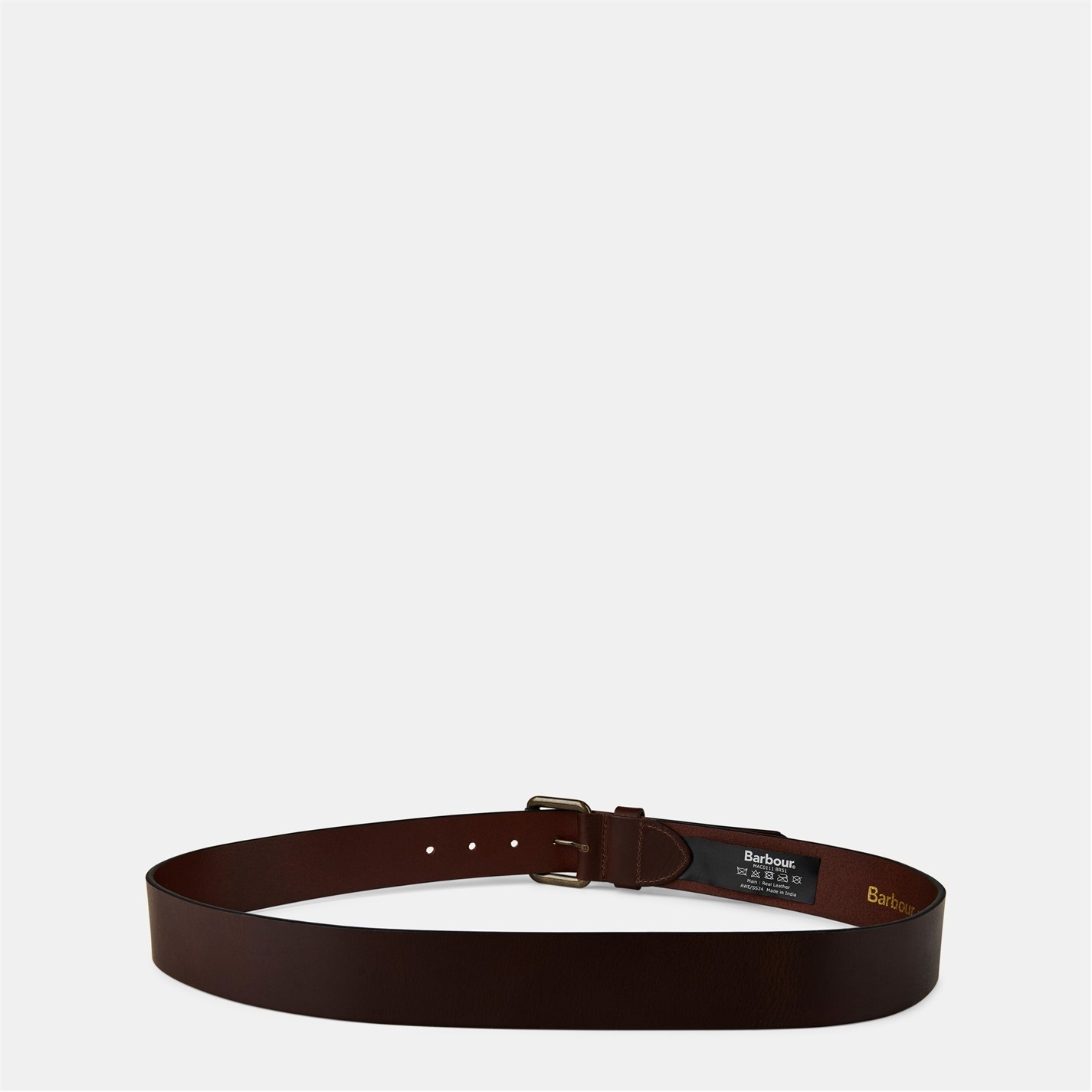 Barbour Matt Leather Belt Cruise Fashion