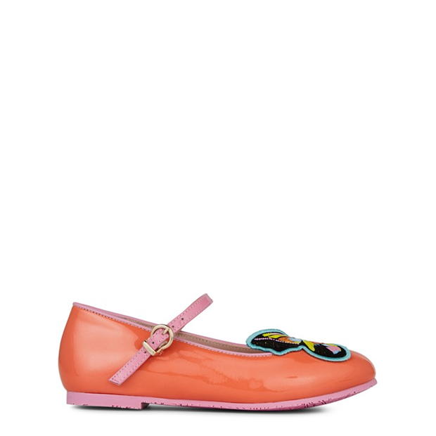 SOPHIA WEBSTER - Girls Butterfly Embroidered Flat