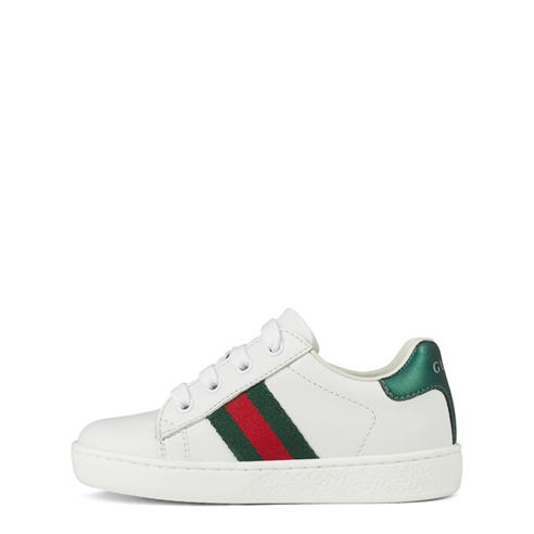 GUCCI - Infants New Ace Lace Up Trainers