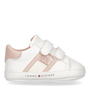 White/Pink X134 - Tommy Hilfiger - Kiki Flag Crib Shoes