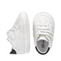 Wht/Blk X002 - Calvin Klein Jeans - Inst Logo Slide Crib Shoes