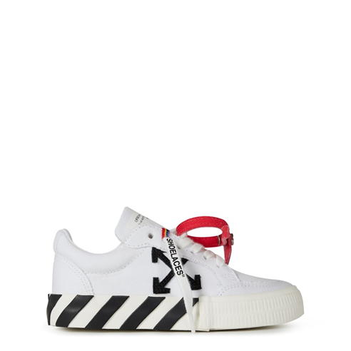OFF WHITE - Juniors Vulcanized Lace-Up Trainers