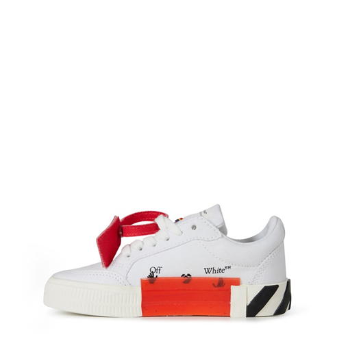 OFF WHITE - Juniors Vulcanized Lace-Up Trainers