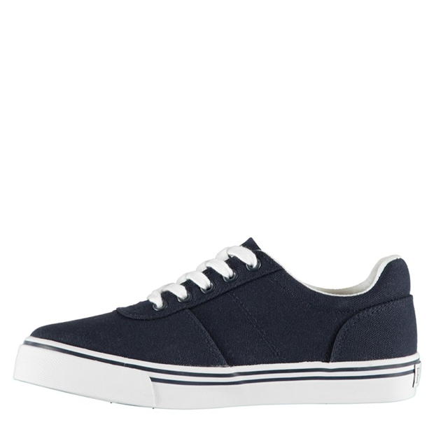ralph lauren hanford canvas trainers navy
