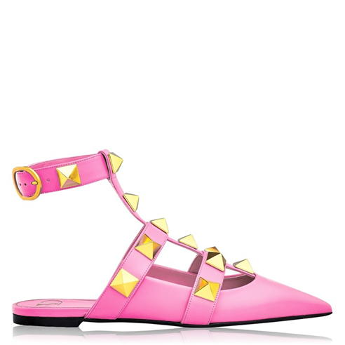 VALENTINO GARAVANI - Roman Stud Ballerina Shoes
