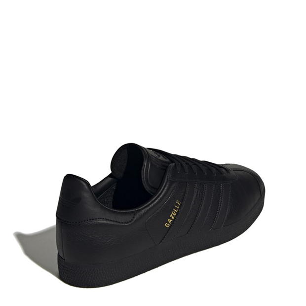 black adidas gazelle leather