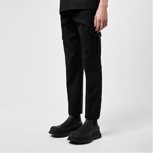 ALEXANDER MCQUEEN - Tred Leather Boots
