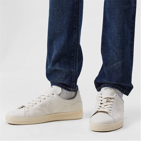 TOM FORD - Warwick Leather Trainers