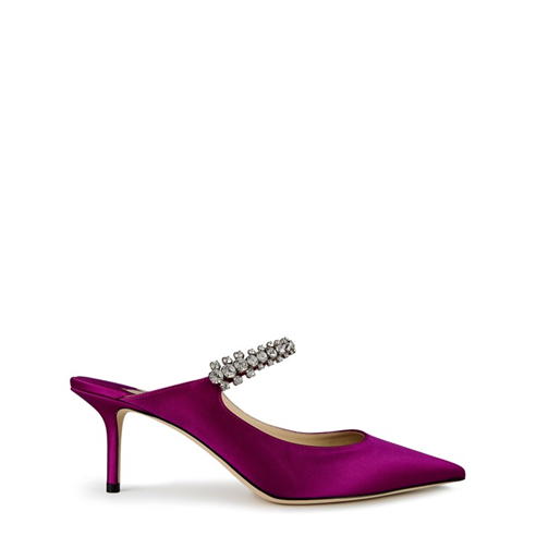 JIMMY CHOO - Bing Embellished Patent Heel