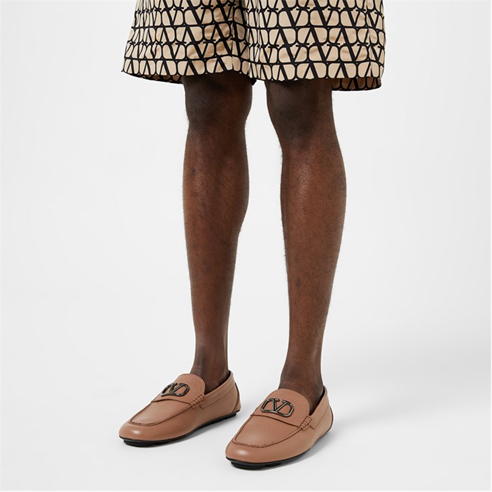 VALENTINO GARAVANI - Driver Go Logo Loafers