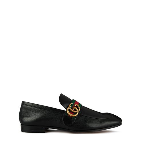 GUCCI - Donnie Snaffle Web Loafers