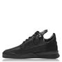 All Black - FILLING PIECES - Low Top Ghost Triple Trainers