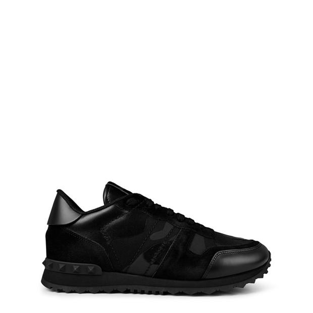 black and white valentino trainers