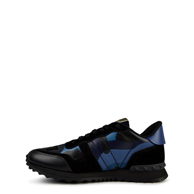 valentino trainers camo blue
